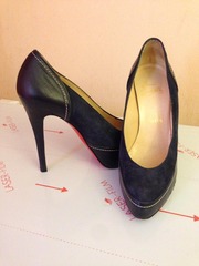 Туфли синие Christian Louboutin. Оригинал