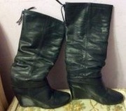 Сапоги демисезонные черные TJ collection