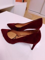 Элегантные замшевые туфли ZARA 