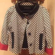 Укороченный пиджак в горошек OPPIOFASHION (44-46)